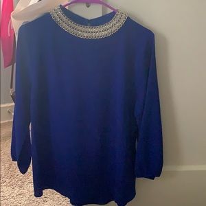 Royal blue top